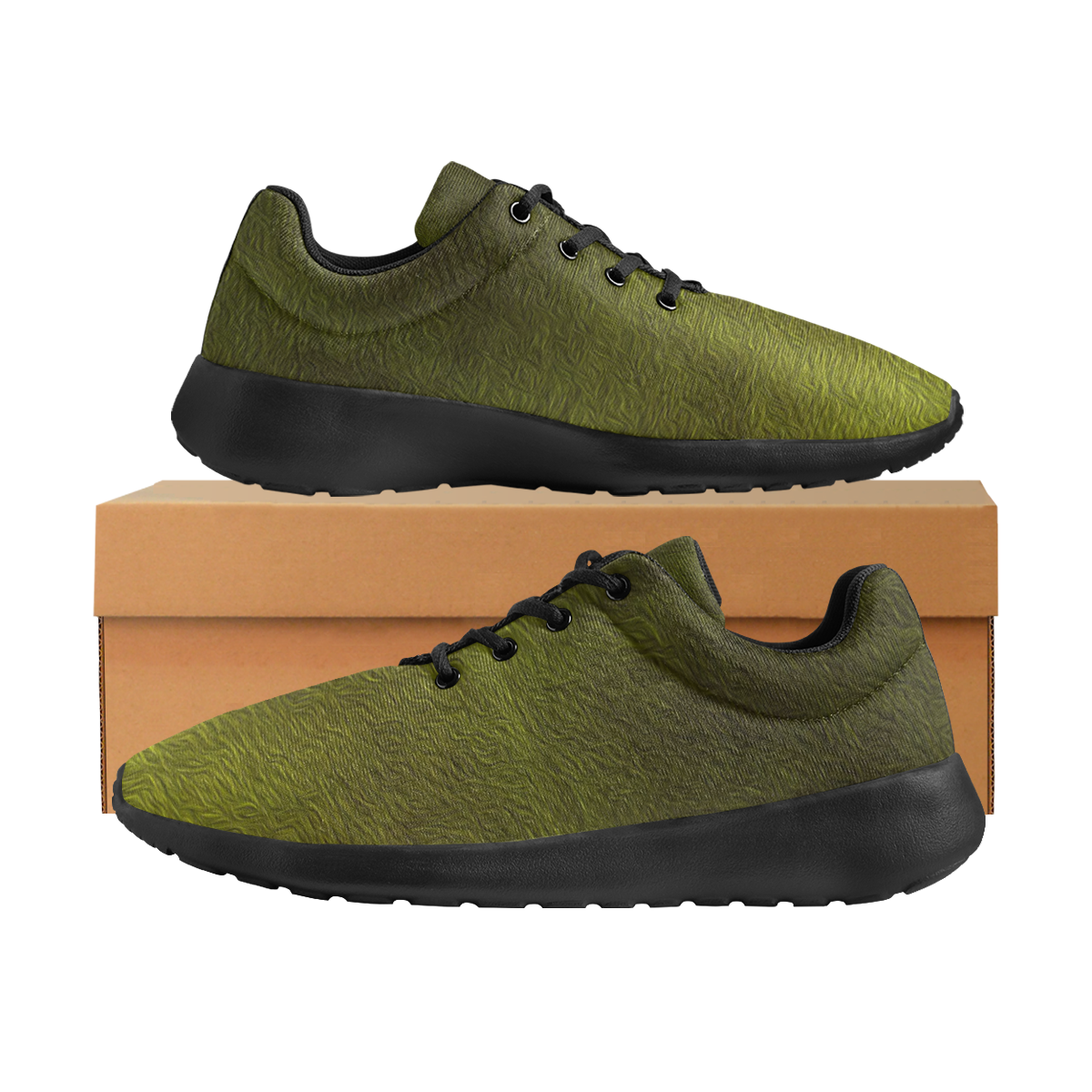 Green Vines Women's Athletic Shoes (Model 0200)