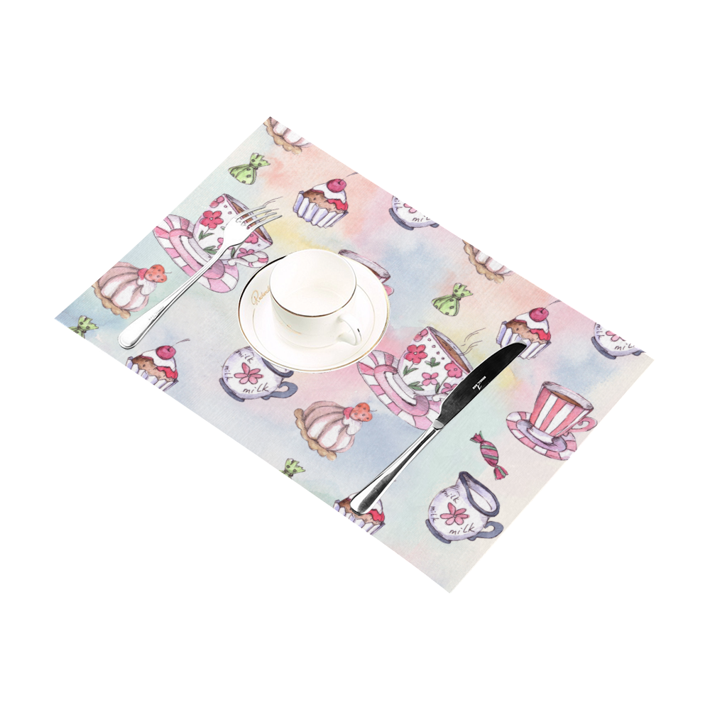Coffee and sweeets Placemat 12’’ x 18’’ (Set of 2)