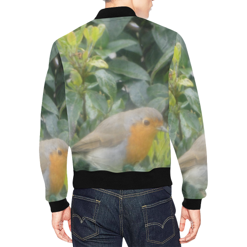 Robin All Over Print Bomber Jacket for Men/Large Size (Model H19)