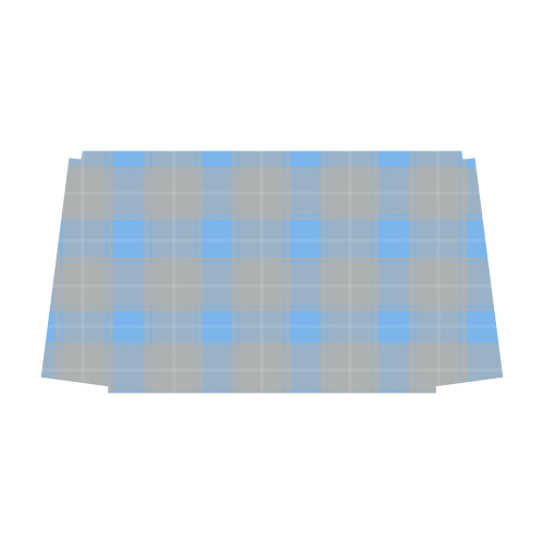 Light Blue Plaid Classic Travel Bag (Model 1643) Remake