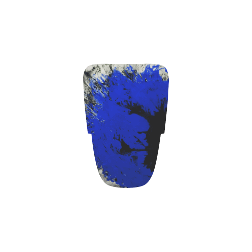 Luminous Gore (blue) - blue silver black abstract splash Kid's Running Shoes (Model 020)