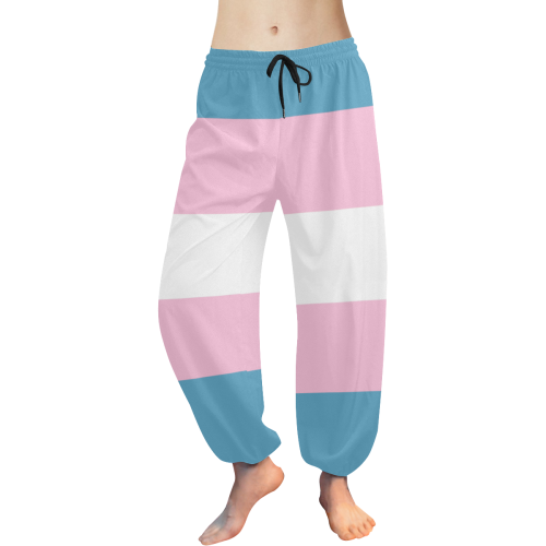 Transgender Flag Women's All Over Print Harem Pants (Model L18)