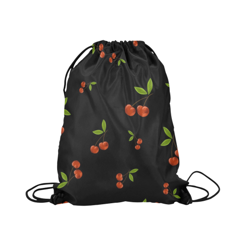 Cherries Large Drawstring Bag Model 1604 (Twin Sides)  16.5"(W) * 19.3"(H)