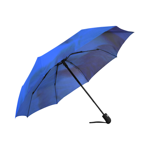 Blue Swirl umbrella Auto-Foldable Umbrella (Model U04)