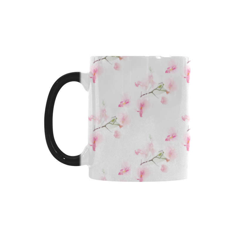Pattern Orchidées Custom Morphing Mug
