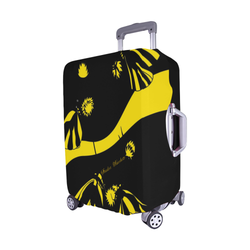 Butterflies Luggage Cover/Medium 22"-25"