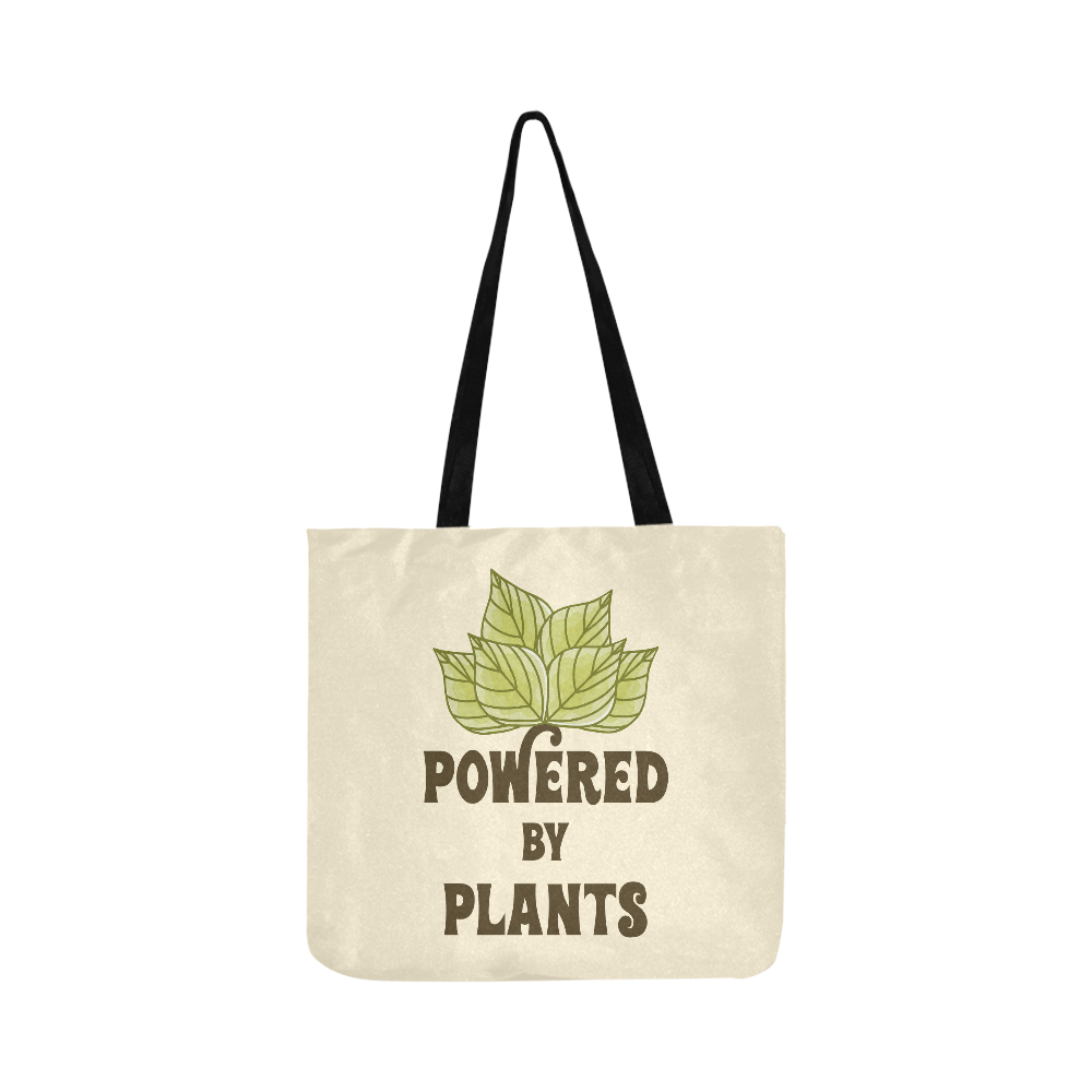 Powered by Plants (vegan) Reusable Shopping Bag Model 1660 (Two sides)