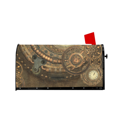 Steampunk, awesome clockwork Mailbox Cover