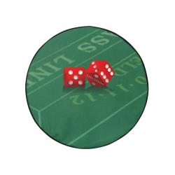 Las Vegas Dice on Craps Table 32 Inch Spare Tire Cover