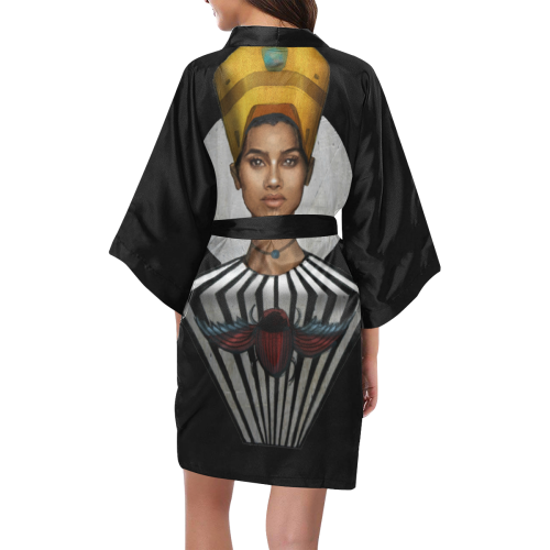 Egyptian Goddess 2- Robe blank front Kimono Robe