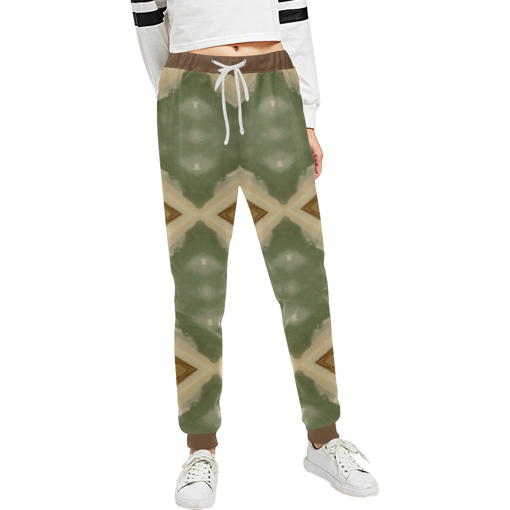 Geometric Camo Unisex All Over Print Sweatpants (Model L11)