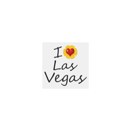 I Love Las Vegas Personalized Temporary Tattoo (15 Pieces)