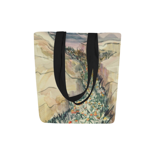 Canvas Tote Floral Valley Canvas Tote Bag (Model 1657)