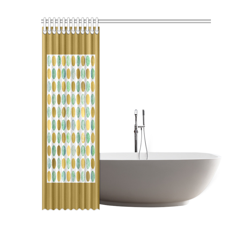 SPOTTING GOLD Shower Curtain 60"x72"