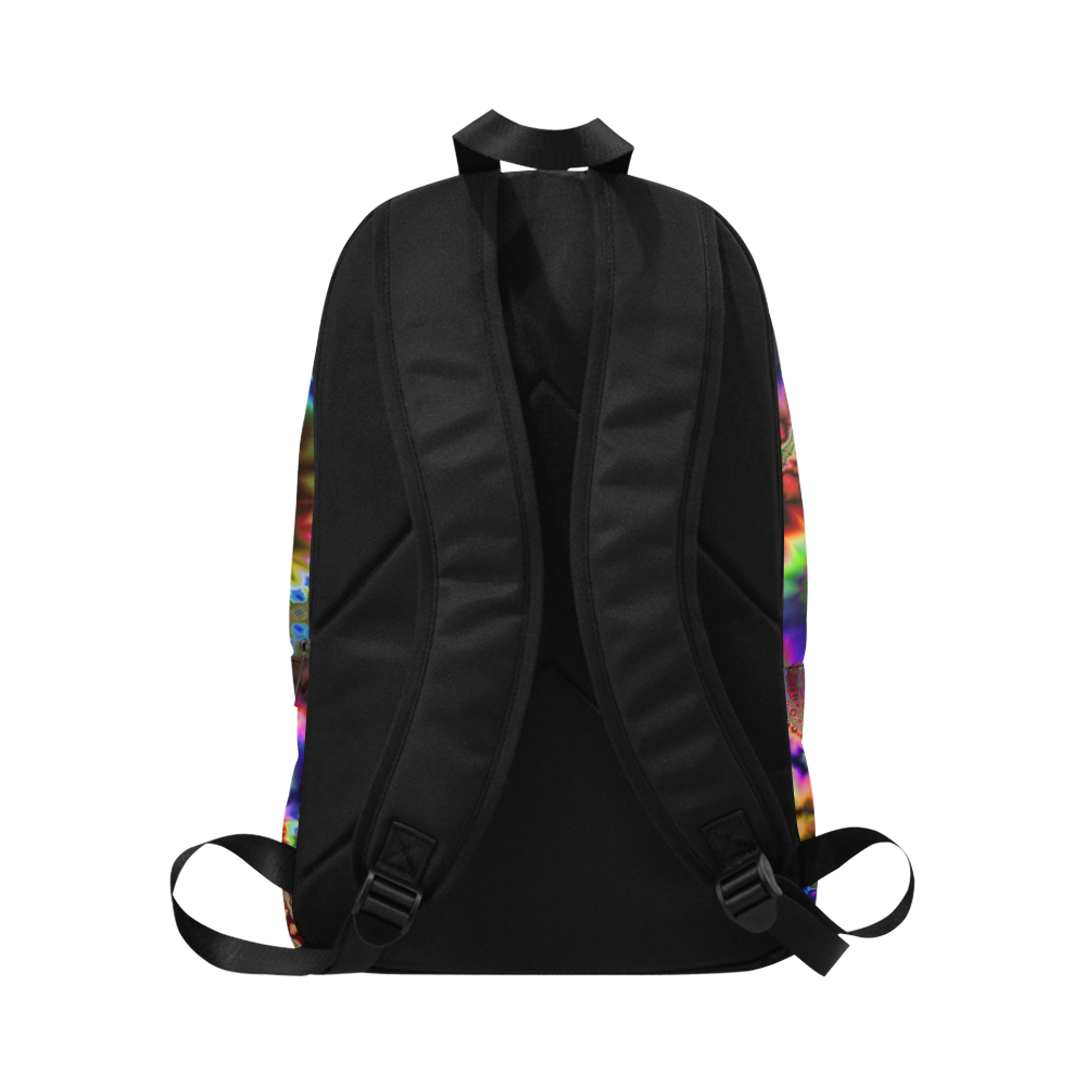 Untamed Rainbow Fabric Backpack for Adult (Model 1659)