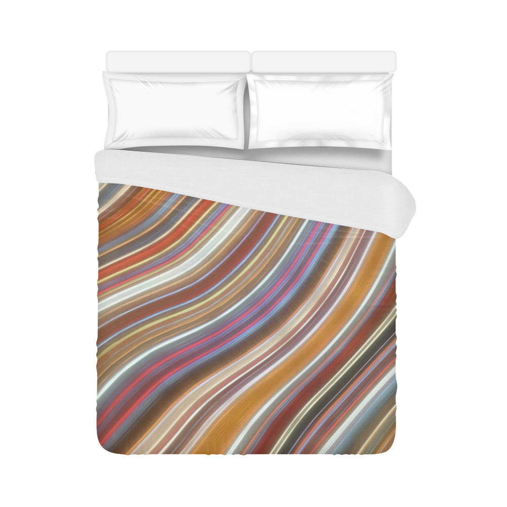 Wild Wavy Lines 02 Duvet Cover 86"x70" ( All-over-print)