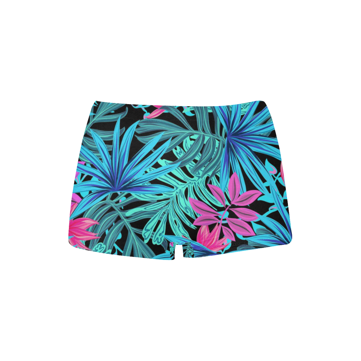 Pretty Leaves 4A by JamColors Women's All Over Print Boyshort Panties (Model L31)