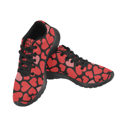 Hearts Pattern Kid's Running Shoes (Model 020)