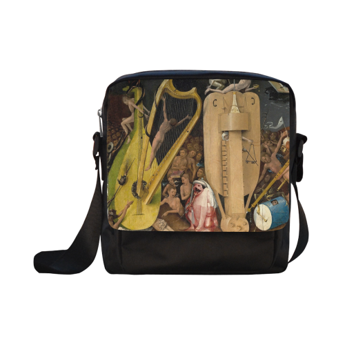 Hieronymus Bosch-The Garden of Earthly Delights (m Crossbody Nylon Bags (Model 1633)