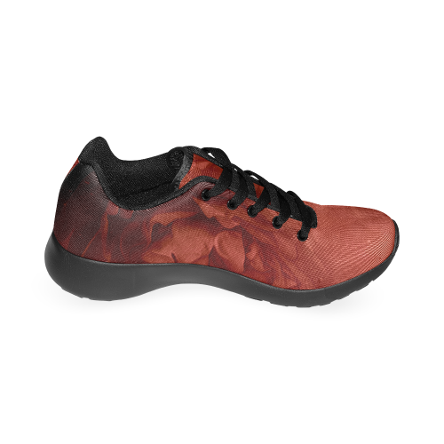 Wonderful red flowers Men's Running Shoes/Large Size (Model 020)