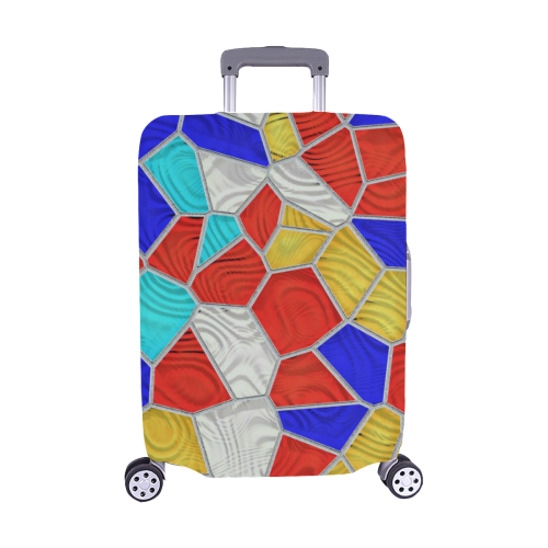 Mosaic Linda 4B by JamColors Luggage Cover/Medium 22"-25"
