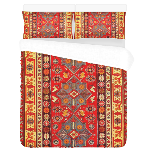 Azerbaijan Pattern 5 3-Piece Bedding Set