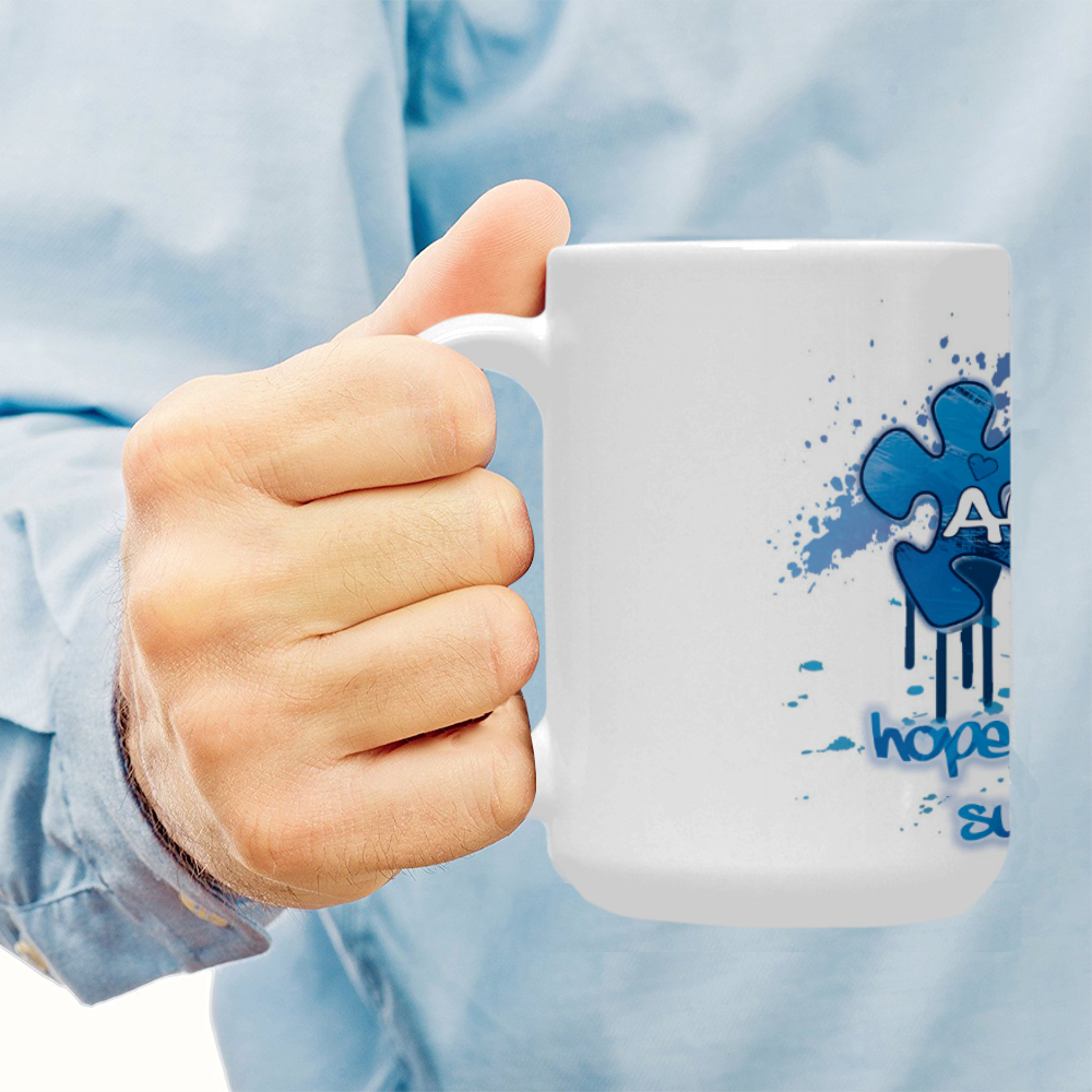 autism-mug Custom Ceramic Mug (15OZ)