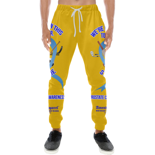 Prostate-Cancer-Awareness Men's All Over Print Sweatpants (Model L11)