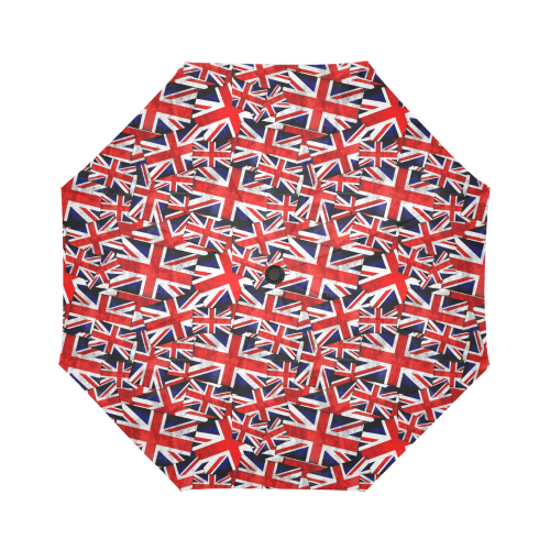 Union Jack British UK Flag Auto-Foldable Umbrella (Model U04)