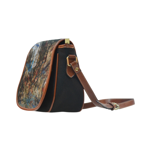 EMOTIONAL Saddle Bag/Small (Model 1649)(Flap Customization)