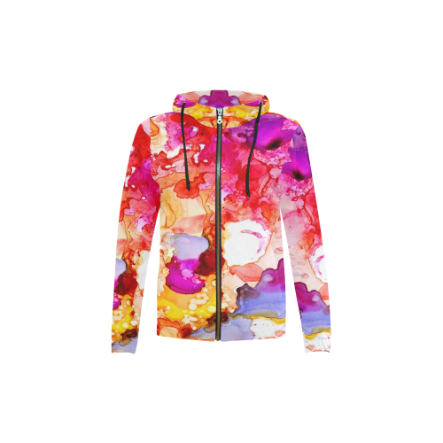 autumnfest All Over Print Full Zip Hoodie for Kid (Model H14)