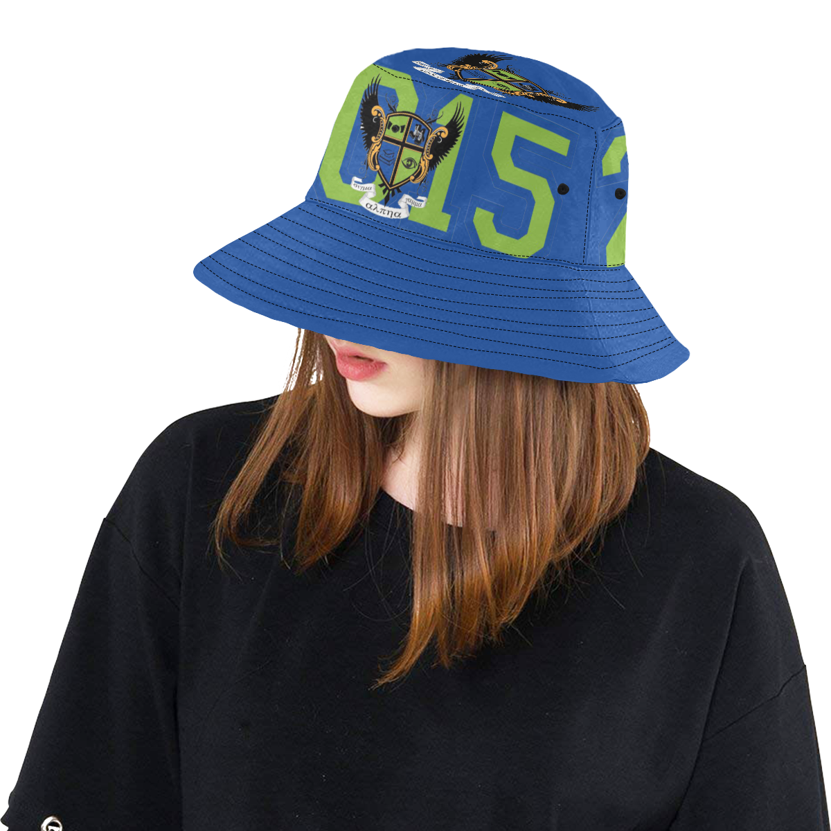 Blue bucket All Over Print Bucket Hat