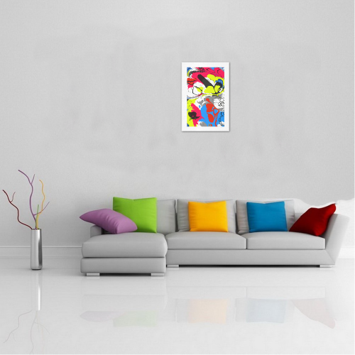 Colorful distorted shapes2 Art Print 13‘’x19‘’