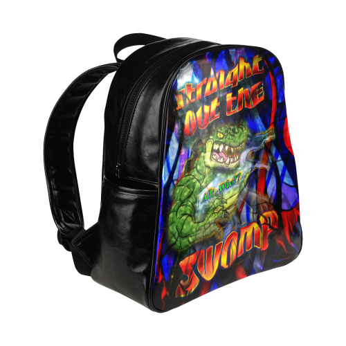 Straight out the Swamp 2 by TheONE Savior @ IMpossABLE Endeavors Multi-Pockets Backpack (Model 1636)