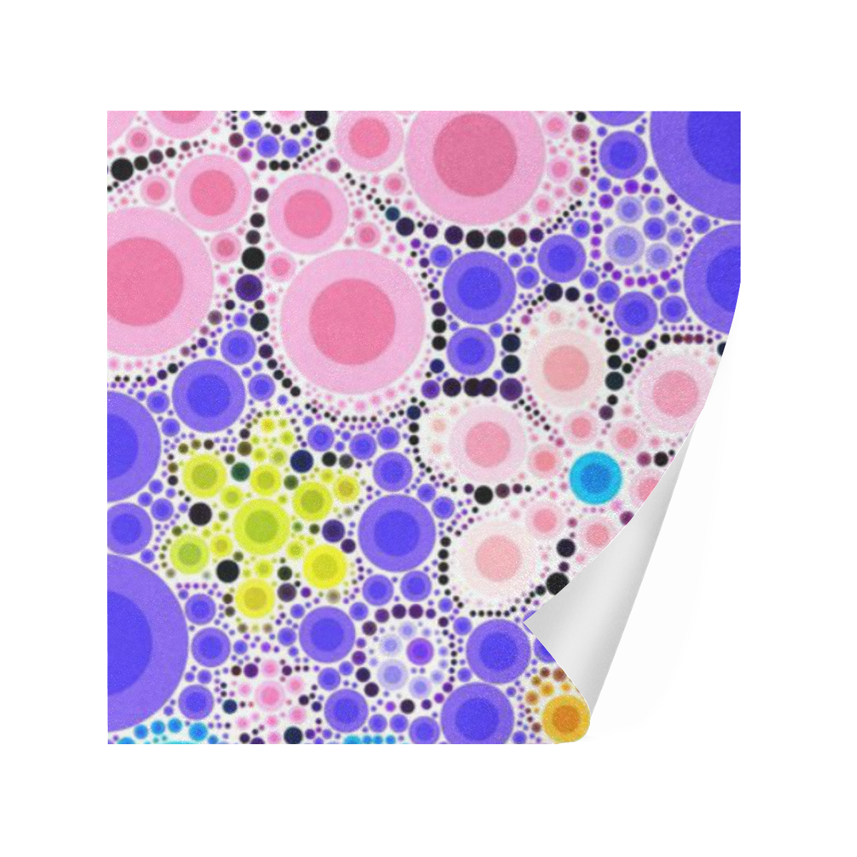 Bubble Flowers Gift Wrapping Paper 58"x 23" (2 Rolls)