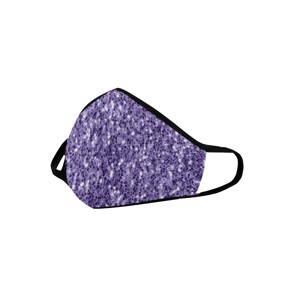 Ultra violet purple glitter sparkles Mouth Mask