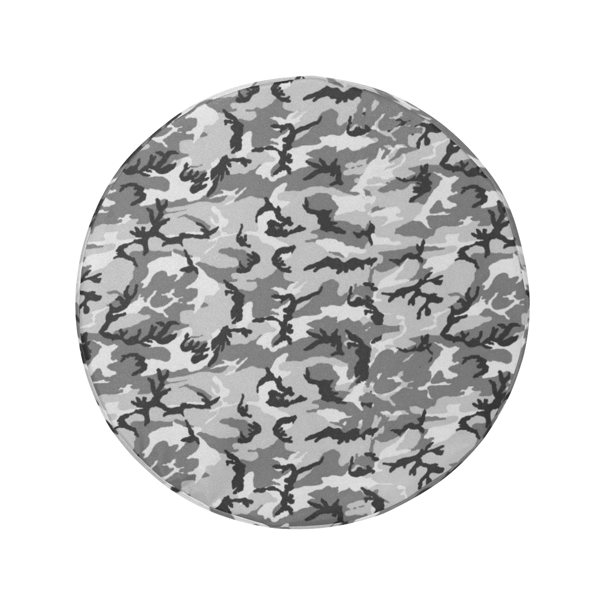 Woodland Urban City Black/Gray Camouflage 34 Inch Spare Tire Cover