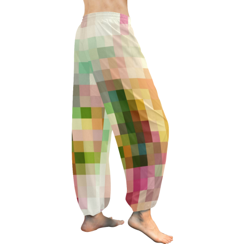 Karo Pattern by Nico Bielow Women's All Over Print Harem Pants (Model L18)