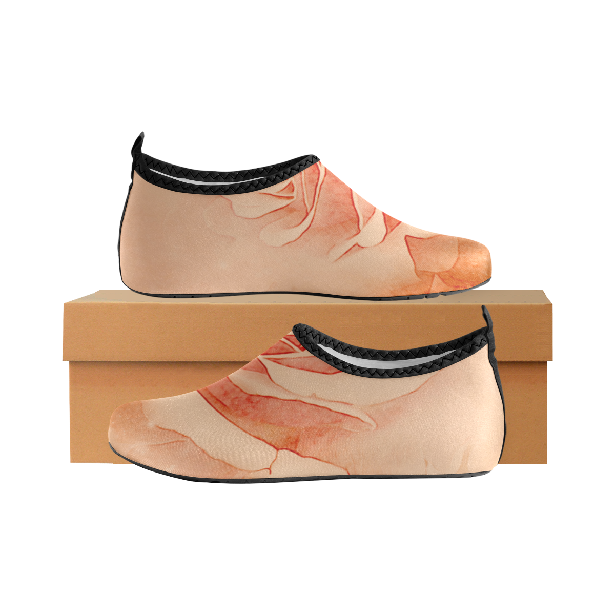 Beautiful roses Men's Slip-On Water Shoes (Model 056)