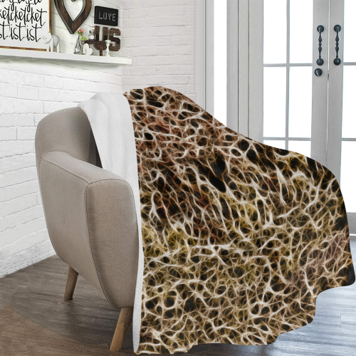 Misty Fur Coral - Jera Nour Ultra-Soft Micro Fleece Blanket 60"x80"