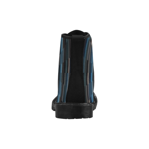 Blue Dimension Martin Boots for Men (Black) (Model 1203H)