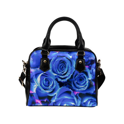 roses are blue Shoulder Handbag (Model 1634)
