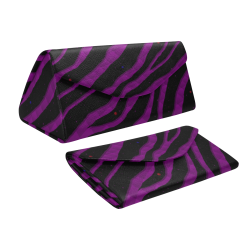 Ripped SpaceTime Stripes - Purple Custom Foldable Glasses Case