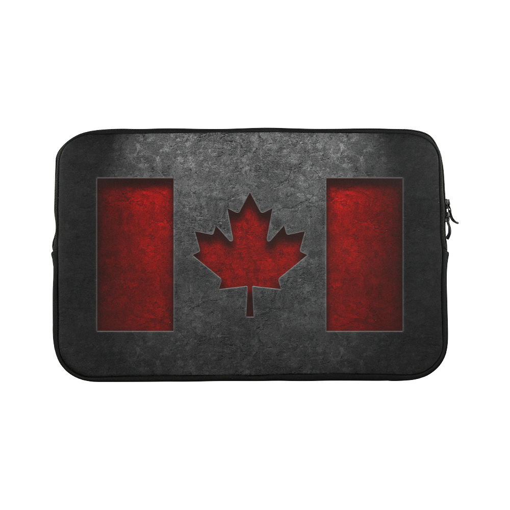 Canadian Flag Stone Texture Macbook Pro 17''