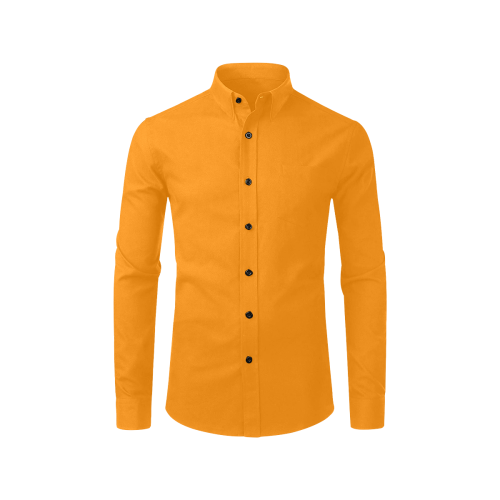 Turmeric Men's All Over Print Casual Dress Shirt (Model T61)