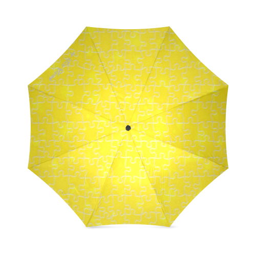 Yellow by Nico Bielow Foldable Umbrella (Model U01)