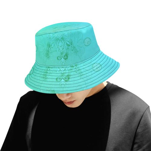 peacocq parade 22 All Over Print Bucket Hat for Men