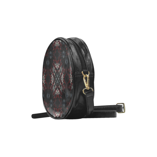 Awesome Gothic Lord Mobloch Vampire Demon Lotus Darkstar Round Sling Bag (Model 1647)