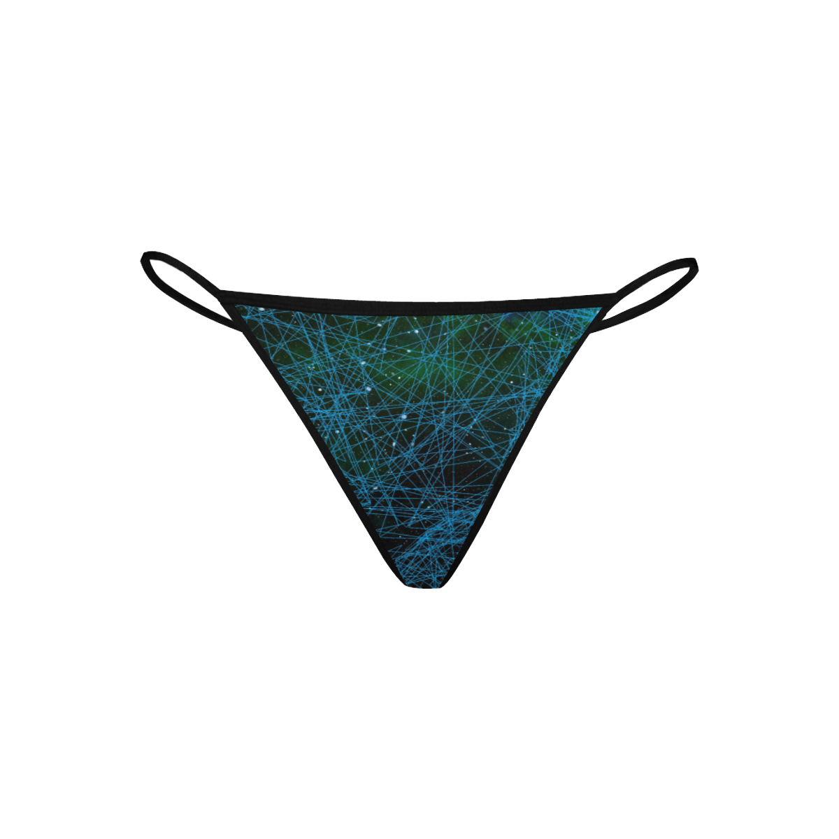 System Network Connection Women's All Over Print G-String Panties (Model L35)