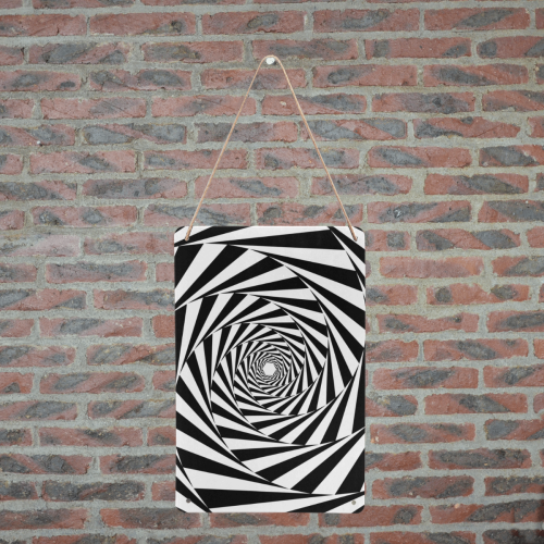 Spiral Metal Sign 8"x12"